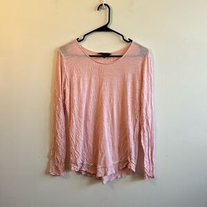 Banana Republic women’s pink long sleeve top
